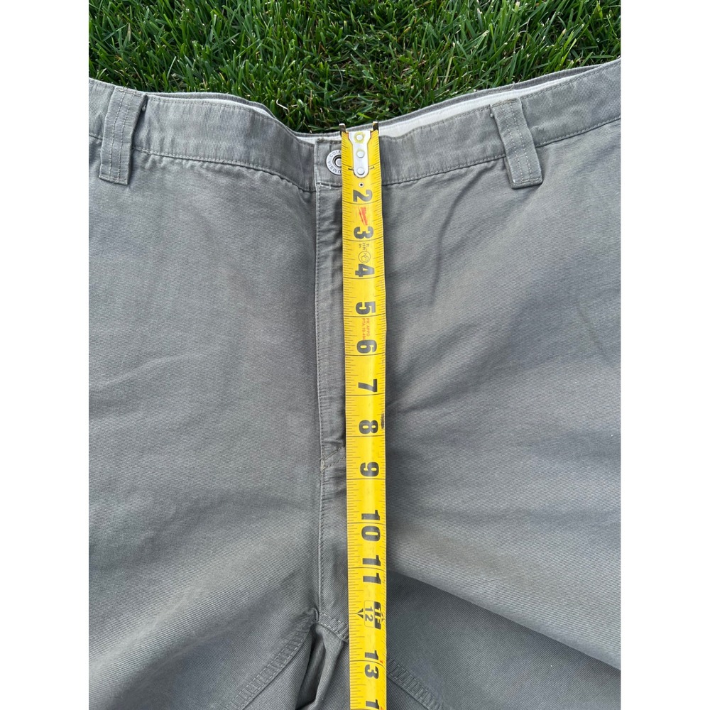 Columbia Mens Ridge Cloth Stonewashed Cotton Utility Shorts Gray 42 hiking - Picture 6 of 15